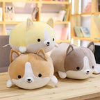 Cute Corgi Plush Toy Dog Plush Stuffed Animals Soft Cartoon Corgi Pillow Lovely Christmas Gift for Kids Kawaii Valentine Present