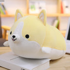 Cute Corgi Plush Toy Dog Plush Stuffed Animals Soft Cartoon Corgi Pillow Lovely Christmas Gift for Kids Kawaii Valentine Present