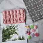 Silicone 18 Easter Egg Rabbit Chocolate Mold Ice Cream Jelly Pudding Soap Cake Mold Baking Tools