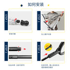 Transparent Pet Umbrella Dog C-shaped Umbrella Pet Products Factory Direct Sales Adjustable Rainy Day Dog Walking Leash